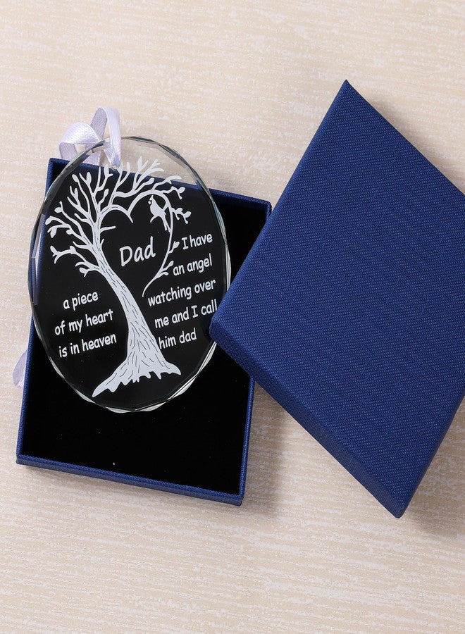 Rainhonor Christmas Memorial Gift, Bereavement Sympathy Gift for Loss of Loved One Father, Christmas Tree Remembrance Hanging Pendant Remembrance Gifts for Loss of Mather Memory Mom Sympathy (dad) - Image 5